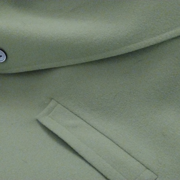 Salvatore Ferragamo Green Wool Coat - Picture 7 of 9